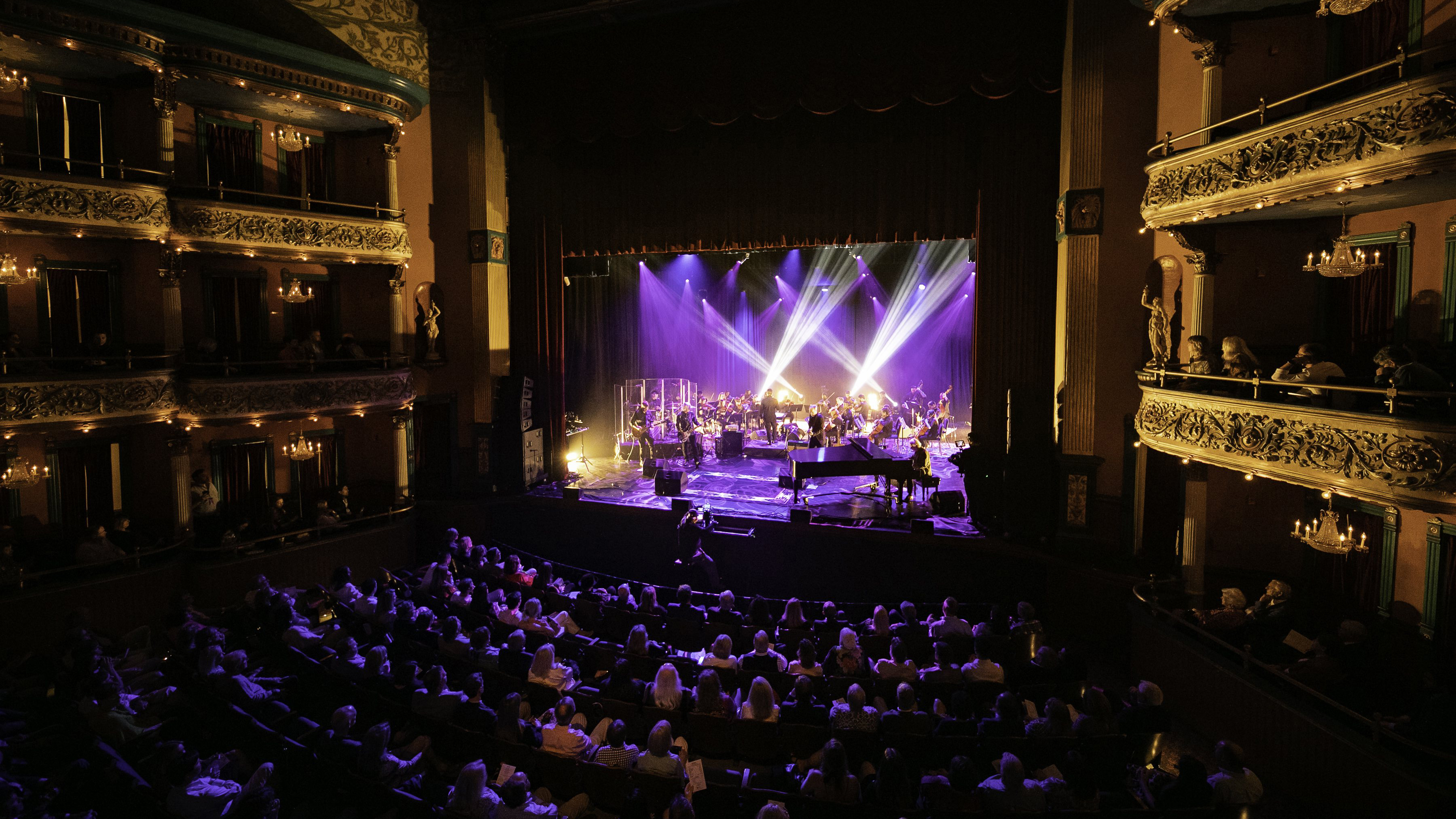 Stage shot from balcony during A Night of Georgia Music at The Grand Opera House in Macon, Ga. Credit: Christopher Ian Smith